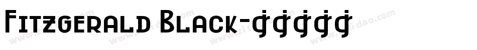 Fitzgerald Black字体转换